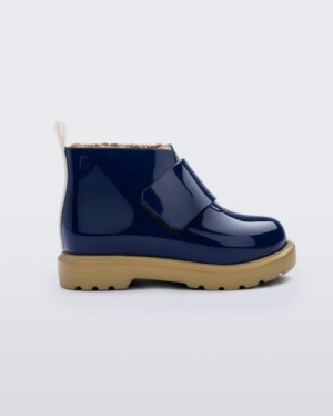 Mini Melissa Botas Chelsea Bebe Blue/Beige España | IFgP8Wdj