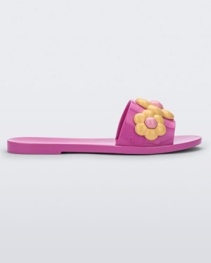 Melissa Chanclas Babe Spring Mujer Pink/Yellow España | KObGFUAb