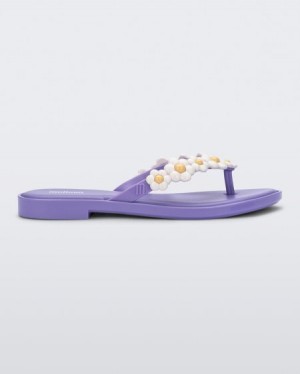 Melissa Chancletas Flip Flop Spring Mujer Lilac/White España | dxFdLyBh