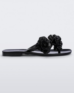 Melissa Chancletas Harmomic Squared Garden Mujer Negras España | KyHfrXBb