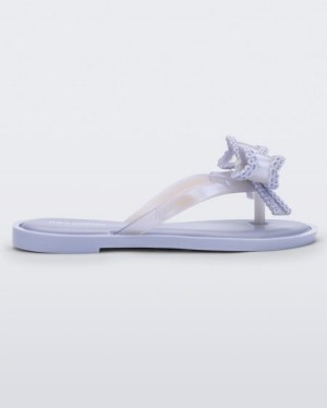 Mini Melissa Chancletas Slim Niños Lilac España | ZORC7t14