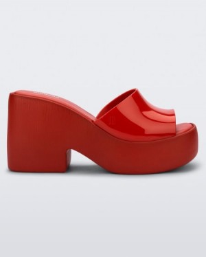 Melissa Platforms Posh Mujer Rojas España | INhlk9Ds