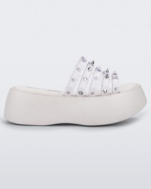 Melissa Platforms Punk Love Becky Mujer White/Clear España | HATkNHCz