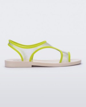 Melissa Sandalias Bikini Sandal Mujer Beige/Green España | XZkmry4X