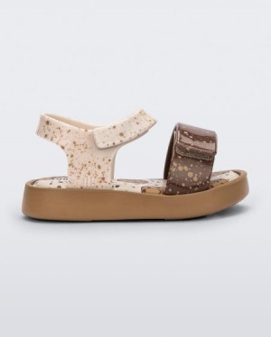 Mini Melissa Sandalias Jump Candy Bebe Beige/Brown España | fT0wW1P3