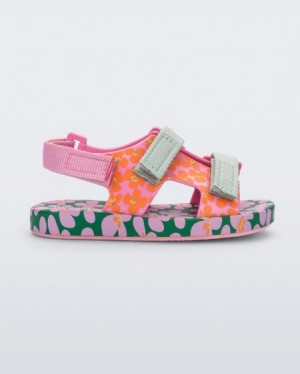 Mini Melissa Sandalias Ping Pong Bebe Pink/Green España | al9XNGuR