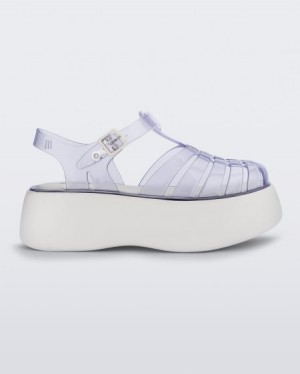 Melissa Sandalias Possession Plataforma Mujer Clear/White España | dTEoojLS