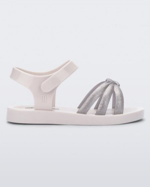 Mini Melissa Sandalias Precious Bebe White/Silver España | Lel3QpuE