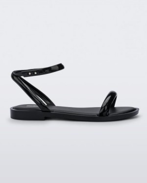 Melissa Sandalias Wave Sandal Mujer Negras España | rKzpaSSW