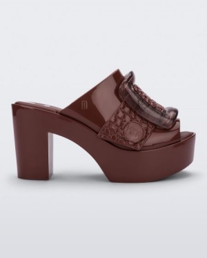 Melissa Tacones Hebilla Up Mule Mujer Brown/Brown España | Ut8Fk9lx