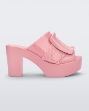 Melissa Tacones Hebilla Up Mule Mujer Pink/Pink España | 1kjlTQUd