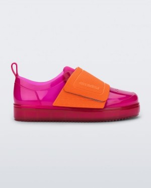 Mini Melissa Zapatillas Jelly Pop Sneaker Niños Pink/Orange España | tuRJfs50