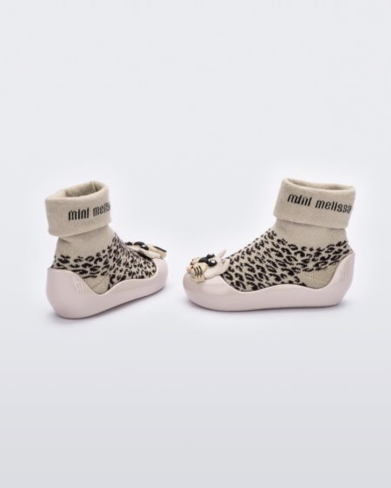 Mini Melissa Botas Alpha Play Bebe Beige/Black España | qJESkB5J