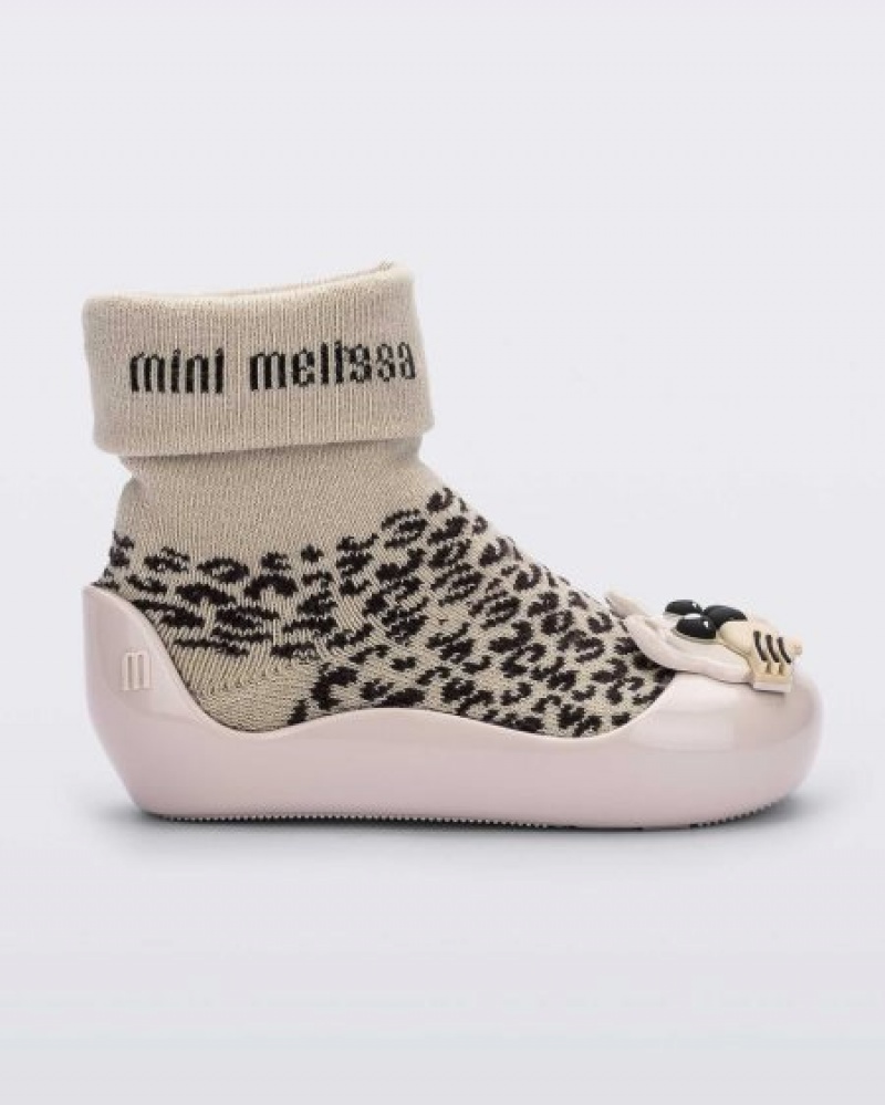 Mini Melissa Botas Alpha Play Bebe Beige/Black España | qJESkB5J