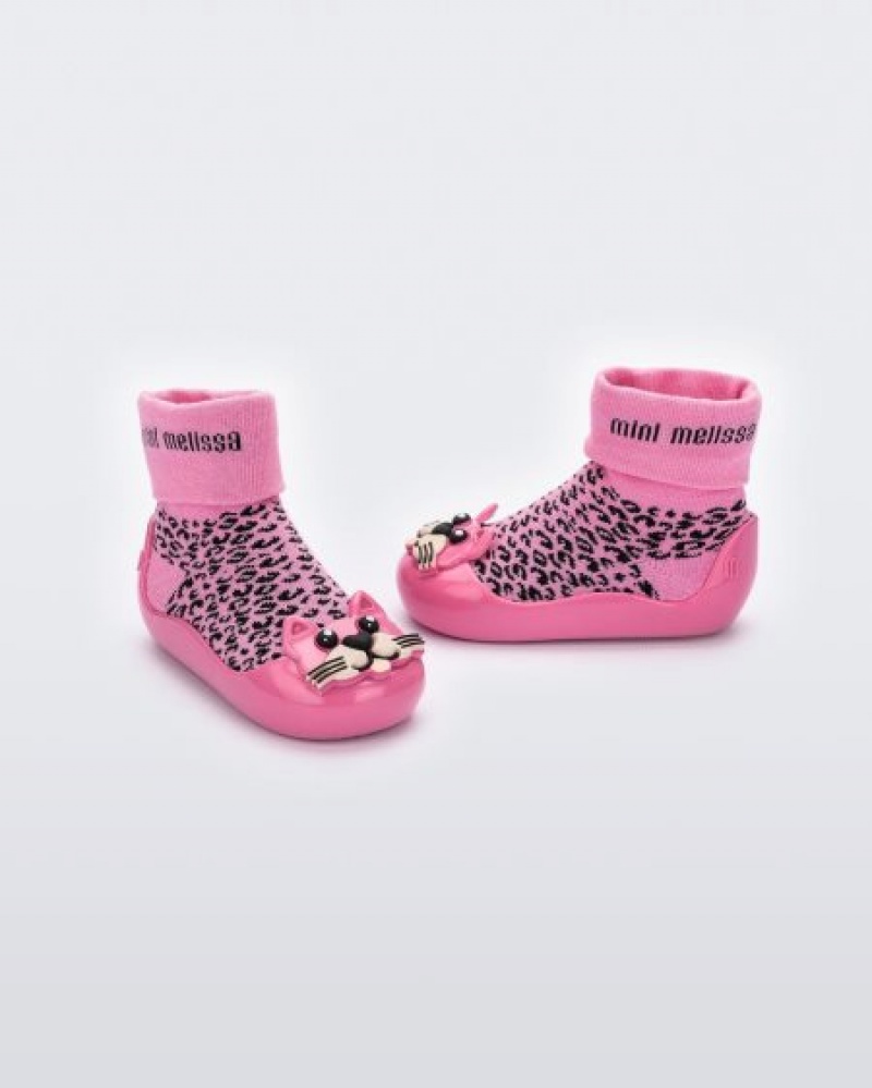 Mini Melissa Botas Alpha Play Bebe Pink/Black España | 2WFnVKtw