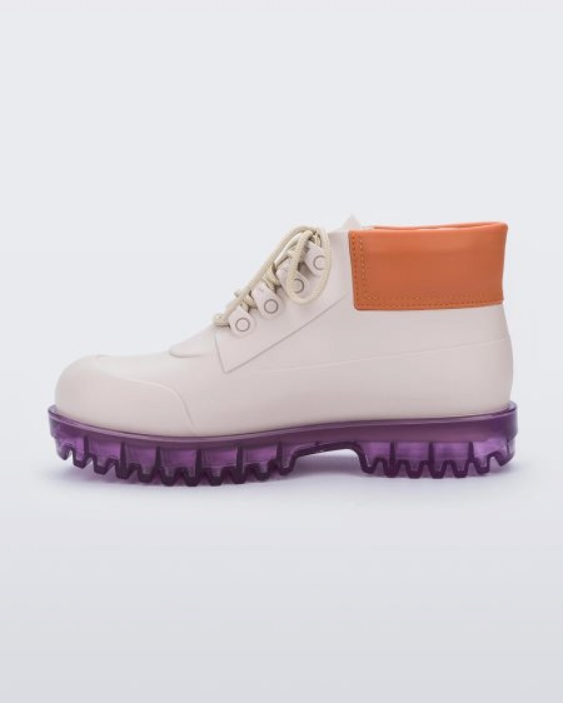 Melissa Botas Ares Mujer Beige/Orange/Lilac España | 2n8haDHm