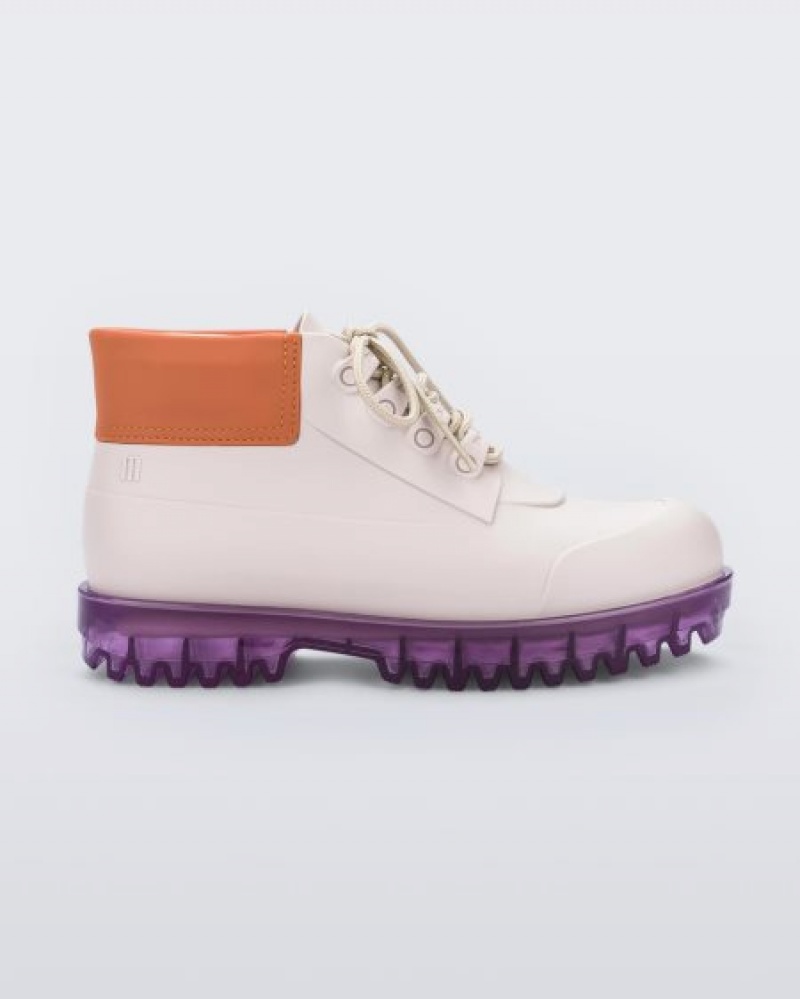 Melissa Botas Ares Mujer Beige/Orange/Lilac España | 2n8haDHm