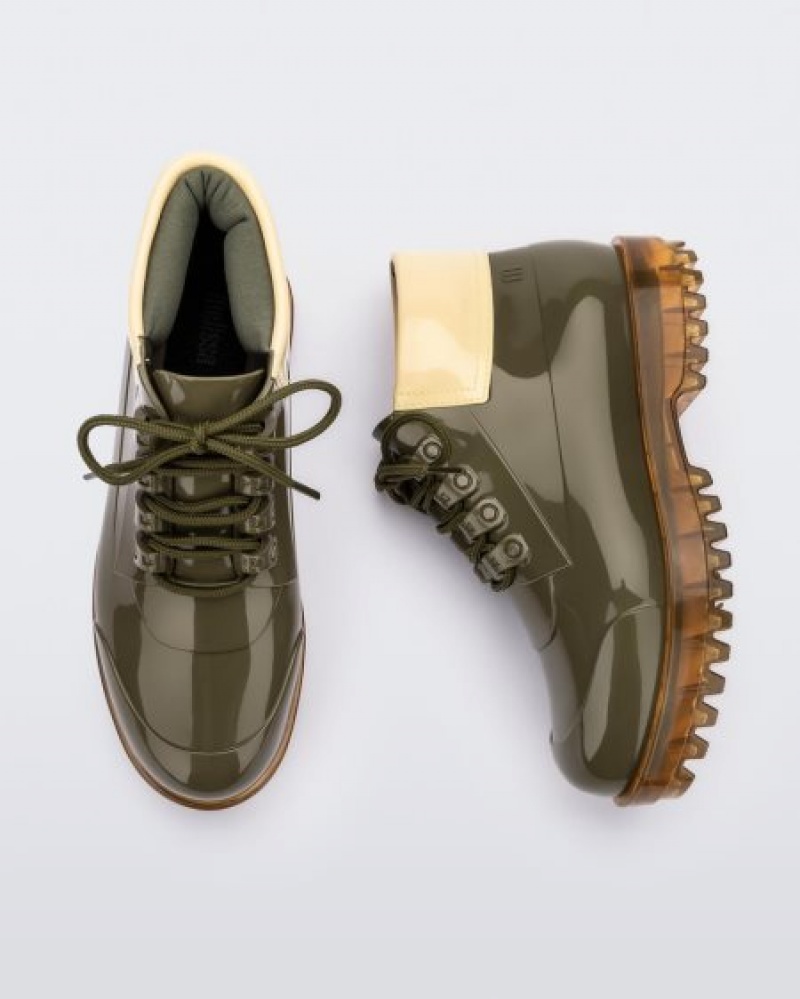 Melissa Botas Ares Mujer Verde España | o0sLYRUb