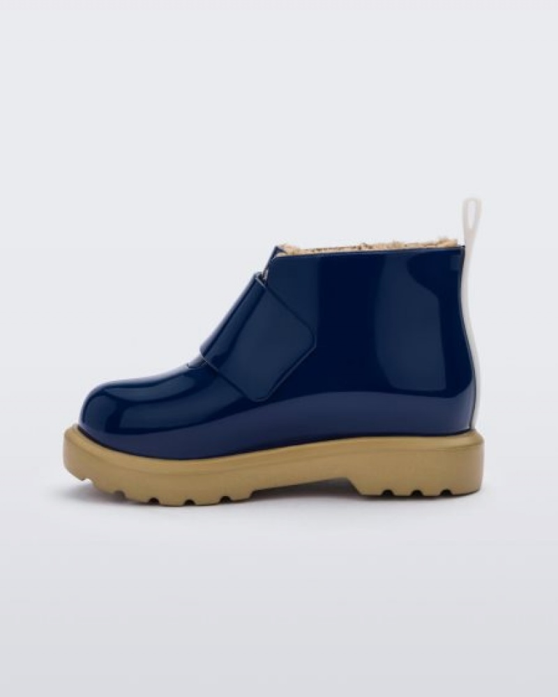 Mini Melissa Botas Chelsea Bebe Blue/Beige España | IFgP8Wdj