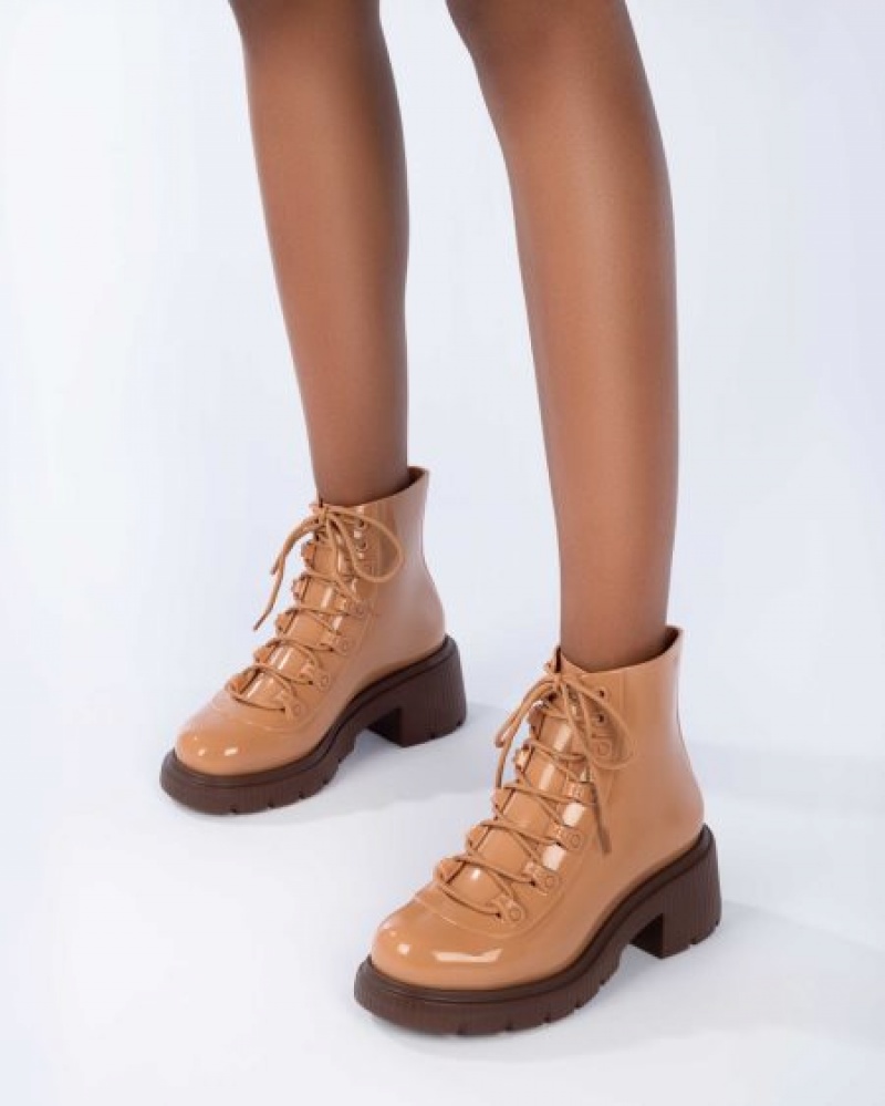 Melissa Botas Cosmo Mujer Bronze/Beige España | HD0NbL7D