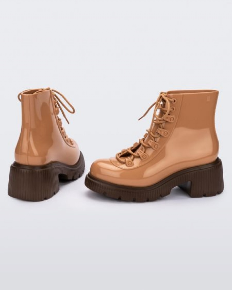 Melissa Botas Cosmo Mujer Bronze/Beige España | HD0NbL7D