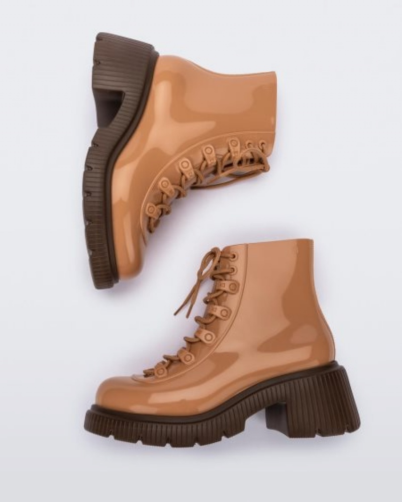 Melissa Botas Cosmo Mujer Bronze/Beige España | HD0NbL7D