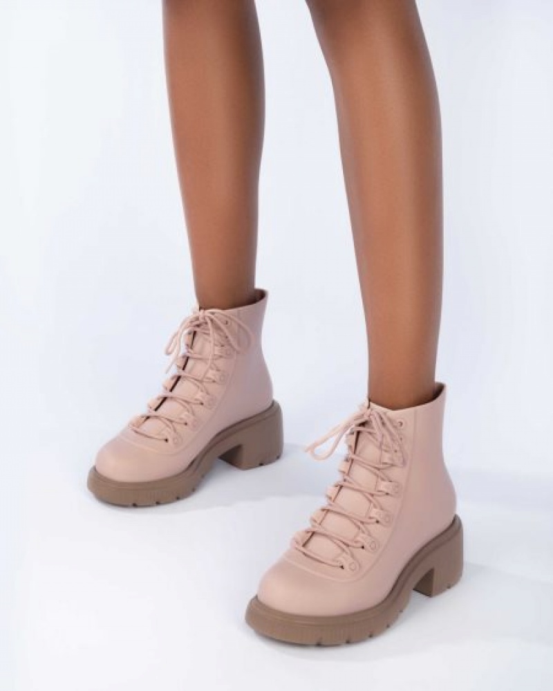 Melissa Botas Cosmo Mujer Brown/Pink España | uNZmgWNj