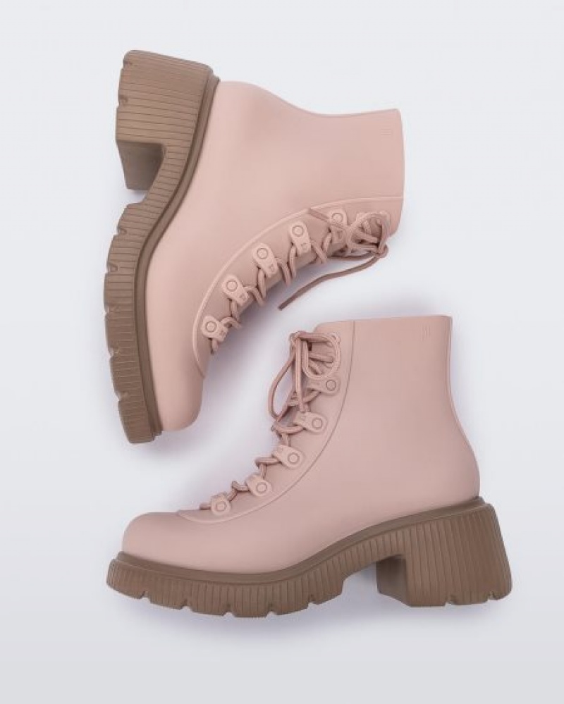 Melissa Botas Cosmo Mujer Brown/Pink España | uNZmgWNj