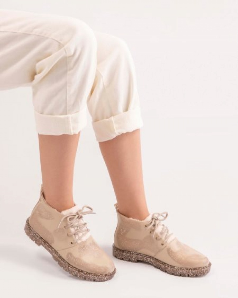 Melissa Botas Fluffy Boot Mujer Beige España | 05X2bdAv