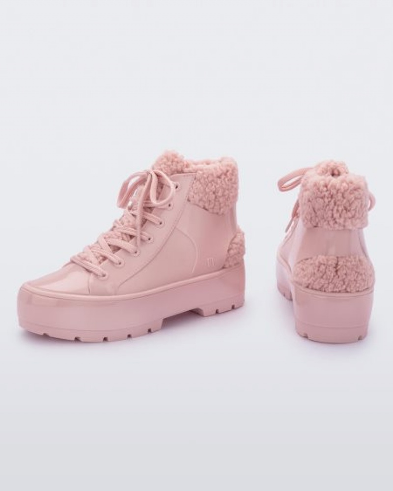 Melissa Botas Fluffy Sneaker Mujer Rosas España | o1se1S1x