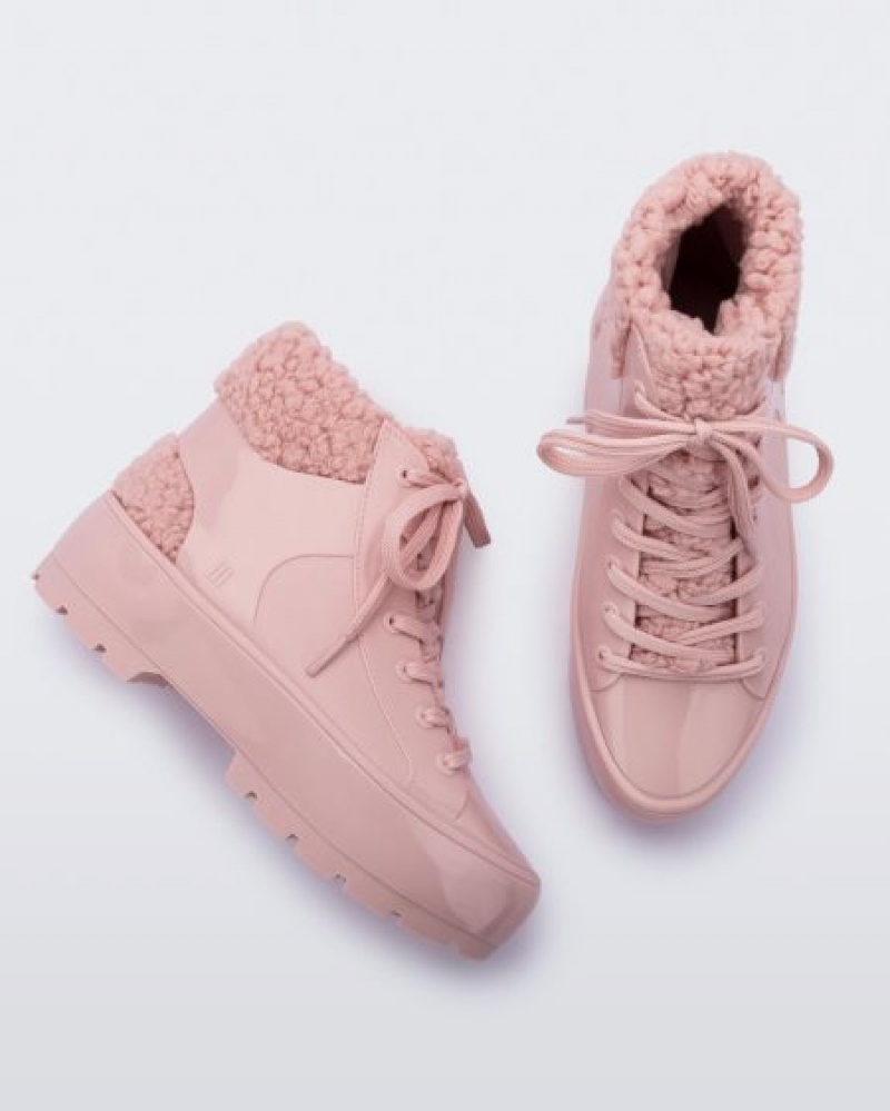 Melissa Botas Fluffy Sneaker Mujer Rosas España | o1se1S1x