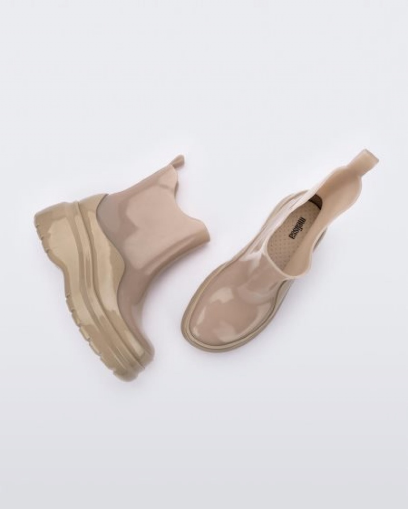 Melissa Botas Grip Mujer Marrones España | de8tQhbX