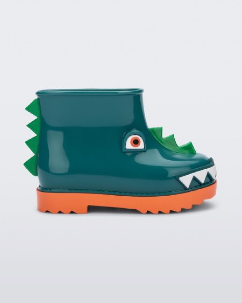 Mini Melissa Botas Rain Boot Bebe Orange/Green España | kpMMlCDJ