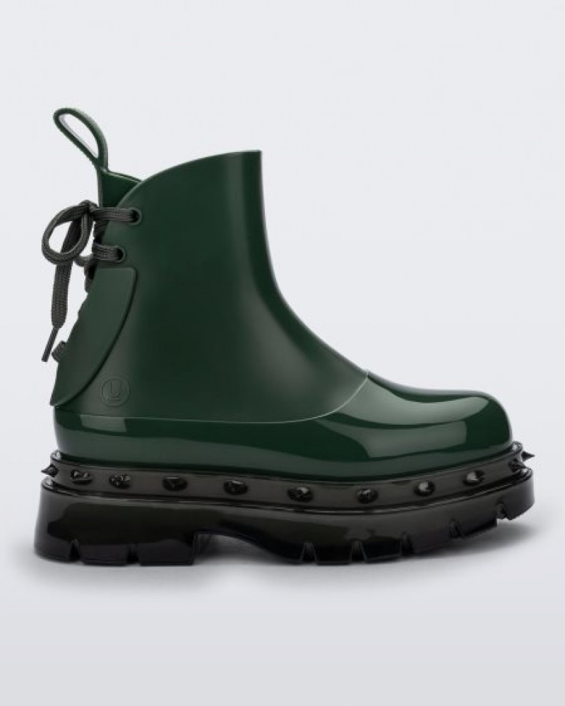 Melissa Botas Spikes Boot Mujer Verde España | 8zNlGy1l