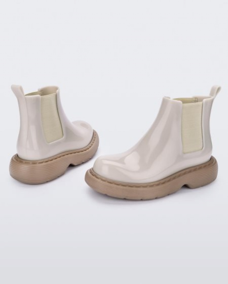 Melissa Botas Step Mujer Beige/Brown España | Djwn4TK6