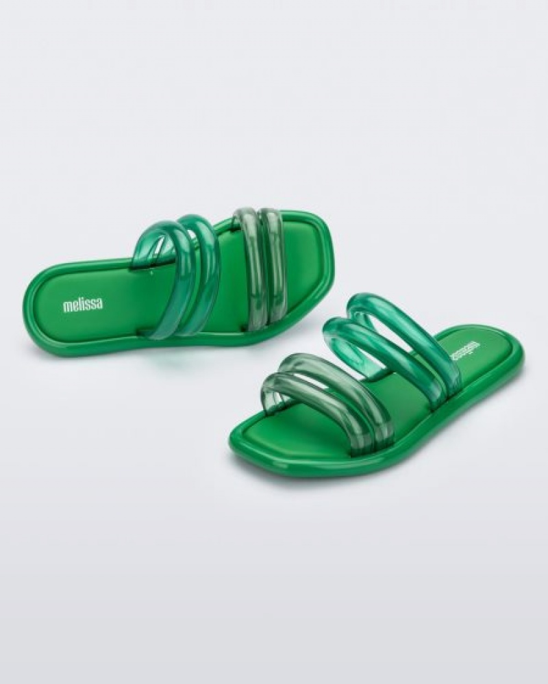 Melissa Chanclas Airbubble Chanclas Mujer Verde España | alMbmngE