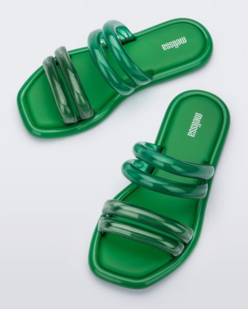 Melissa Chanclas Airbubble Chanclas Mujer Verde España | alMbmngE