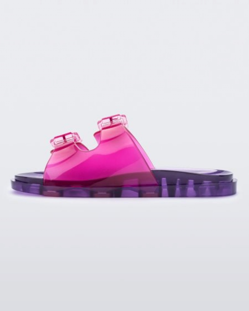 Mini Melissa Chanclas Anchos Chanclas Niños Pink/Lilac España | 6a0ECocG