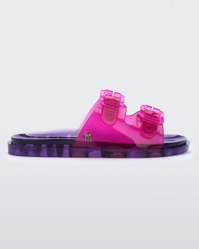 Mini Melissa Chanclas Anchos Chanclas Niños Pink/Lilac España | 6a0ECocG