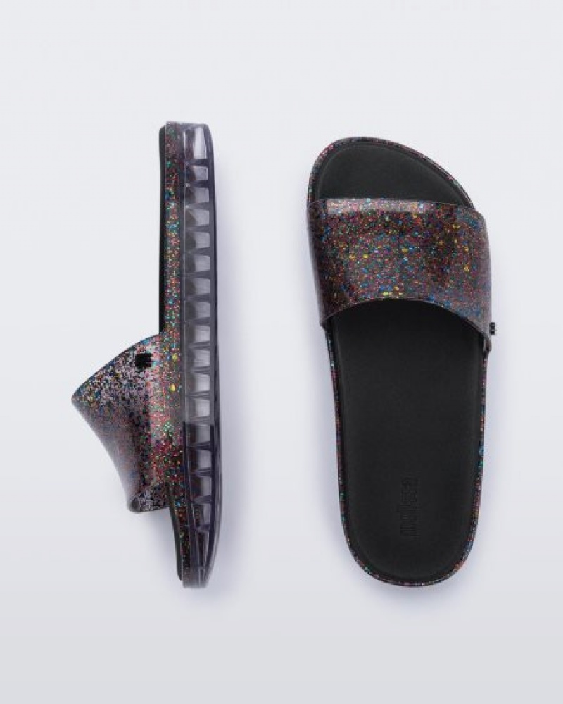 Melissa Chanclas Beach Mujer Glitter/Clear España | 88VkvqUf