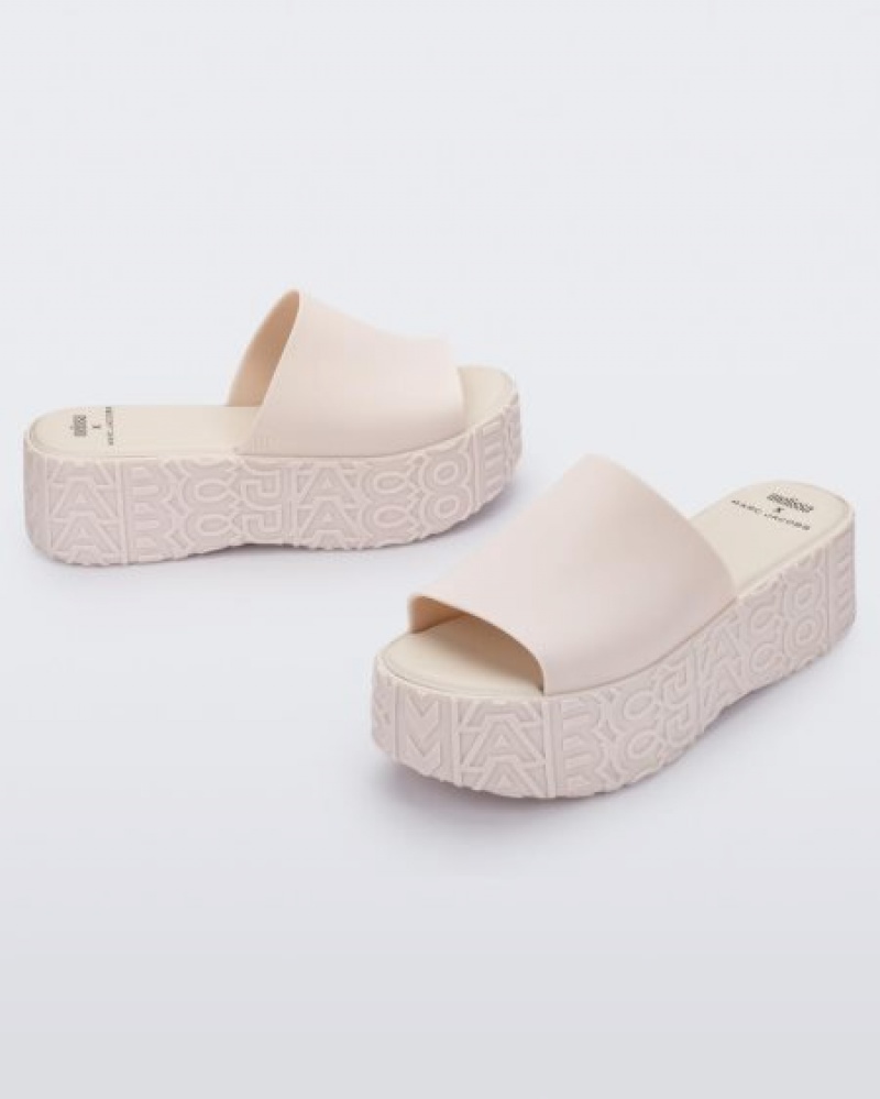 Melissa Chanclas Becky Mujer Beige España | elyQzdtc