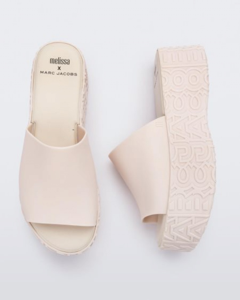 Melissa Chanclas Becky Mujer Beige España | elyQzdtc