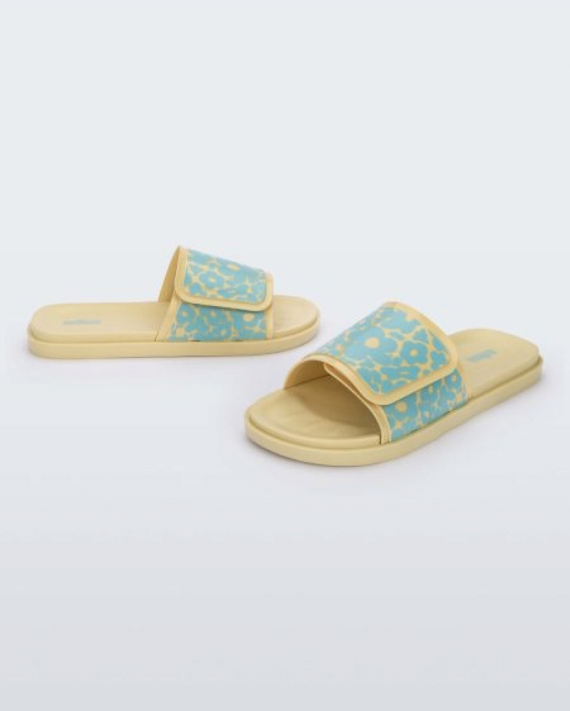 Melissa Chanclas Brave Chanclas Mujer Yellow/Blue España | 6mEgHtiT