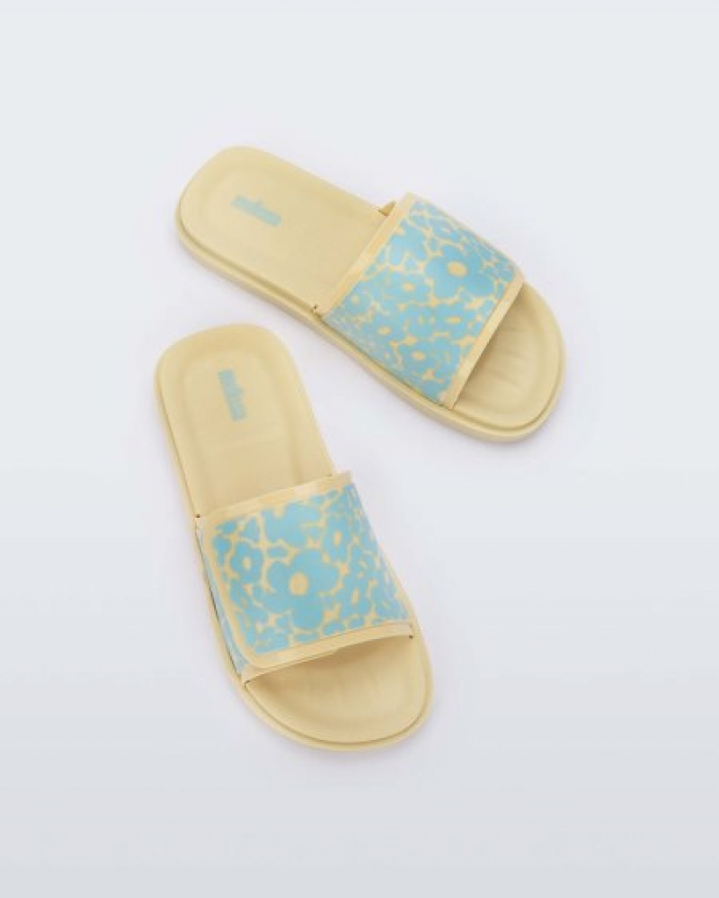 Melissa Chanclas Brave Chanclas Mujer Yellow/Blue España | 6mEgHtiT