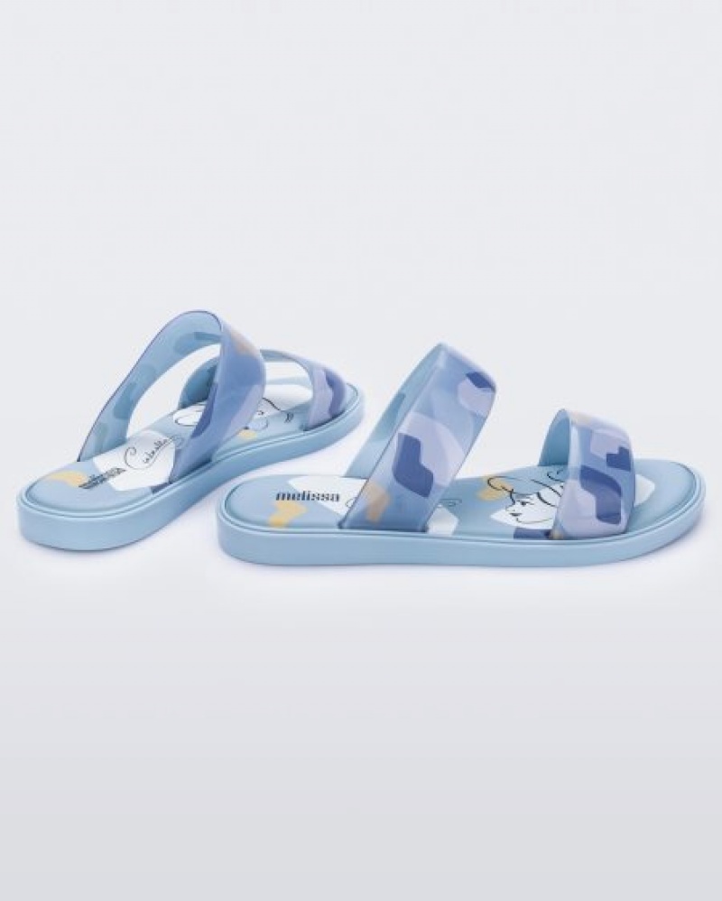 Melissa Chanclas Bubble Chanclas Mujer Azules España | 9WTZG7Ax