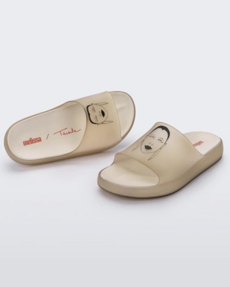 Melissa Chanclas Cloud Mujer Beige España | 6JbMrNpj