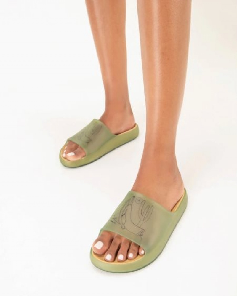 Melissa Chanclas Cloud Mujer Verde España | gRTl7wbu