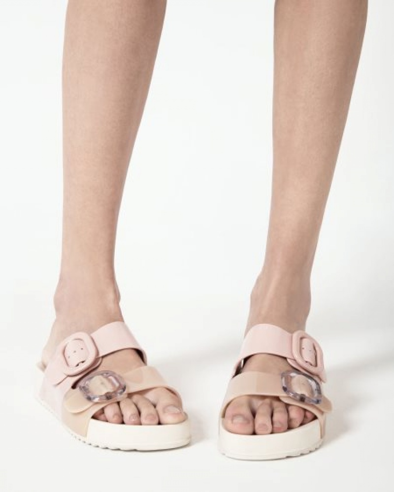 Melissa Chanclas Cozy Mujer Beige/Pink España | wLrrcEGk