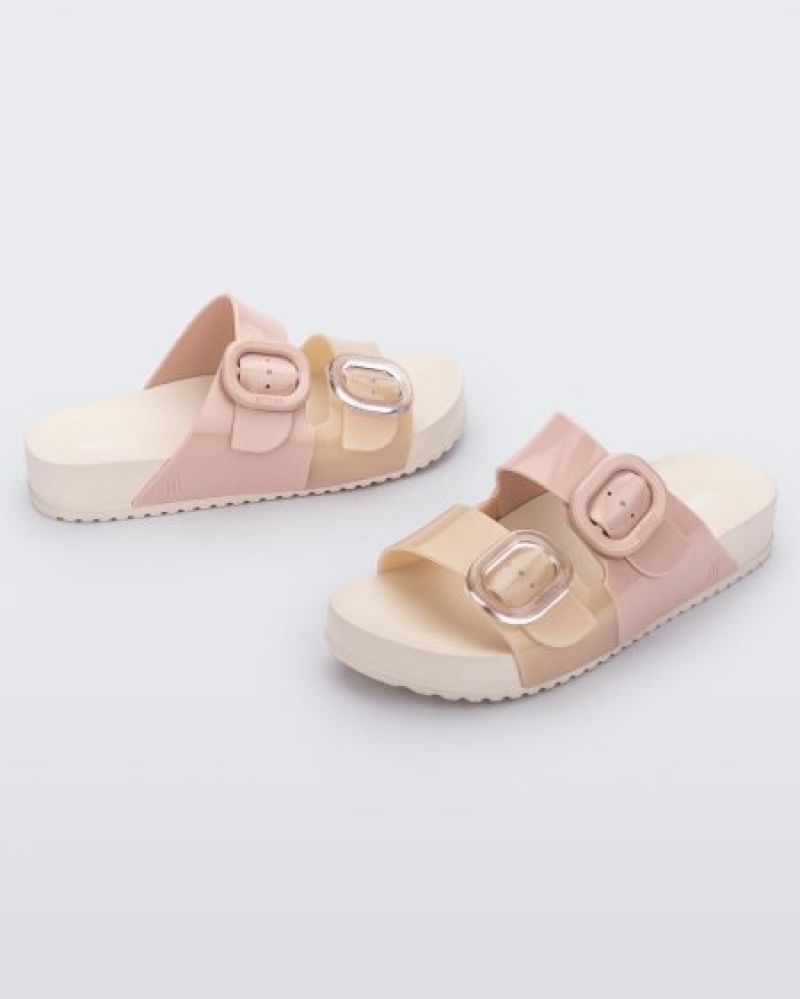 Melissa Chanclas Cozy Mujer Beige/Pink España | wLrrcEGk