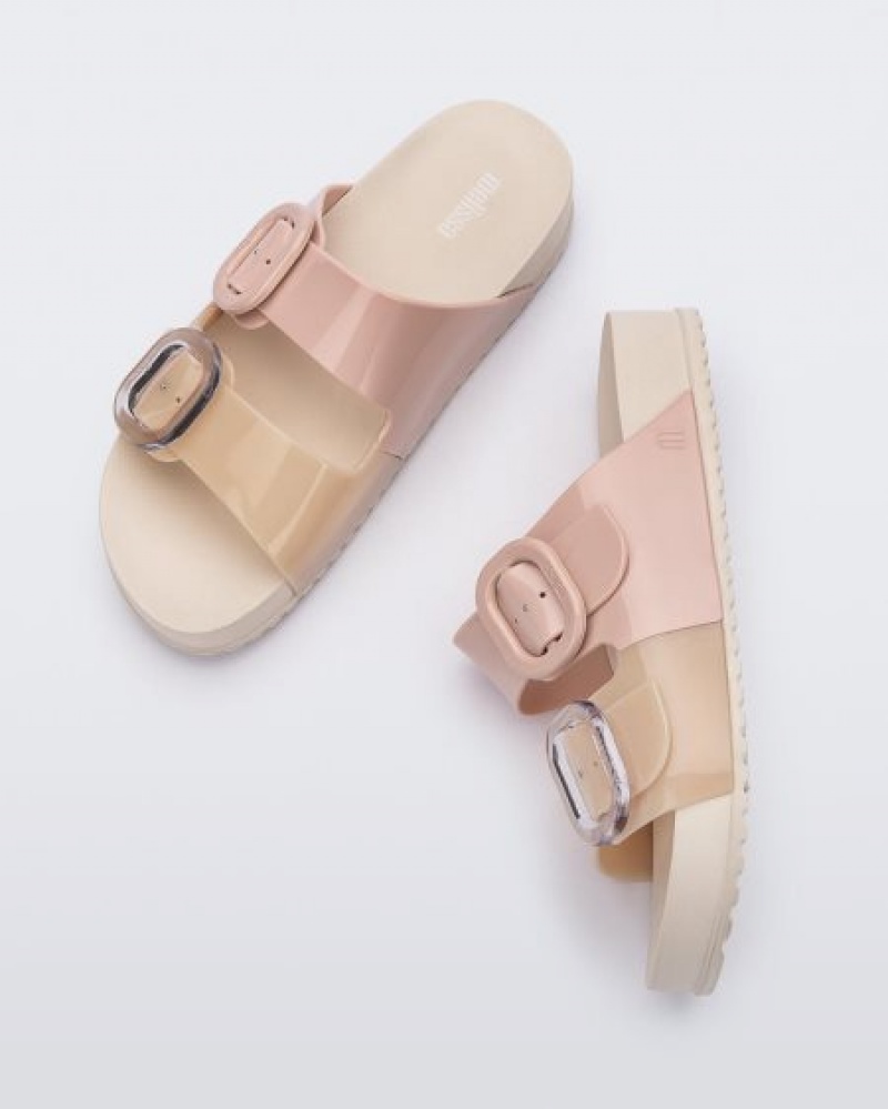 Melissa Chanclas Cozy Mujer Beige/Pink España | wLrrcEGk